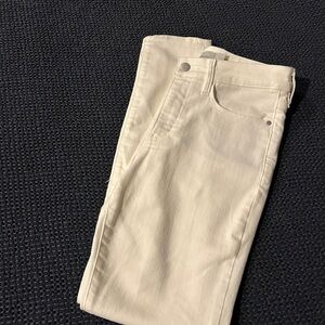 Athleta Skulptek Off White Cream Denim Jeans size 6